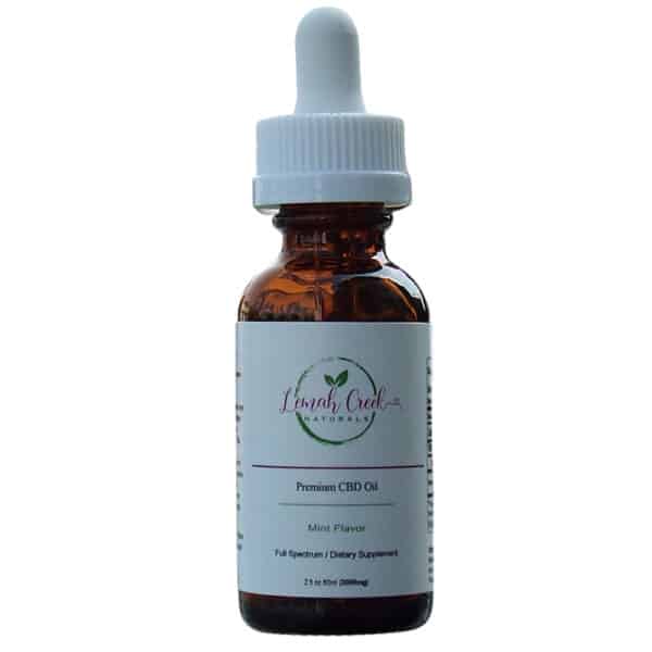 Lemah Creek Naturals 3000mg Mint flavor Premium Full Spectrum CBD Oil tincture.