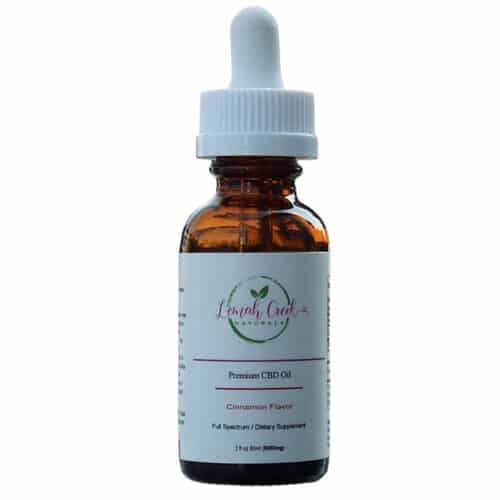Lemah Creek Naturals 5000mg Cinnamon flavor Premium Full Spectrum CBD Oil tincture.