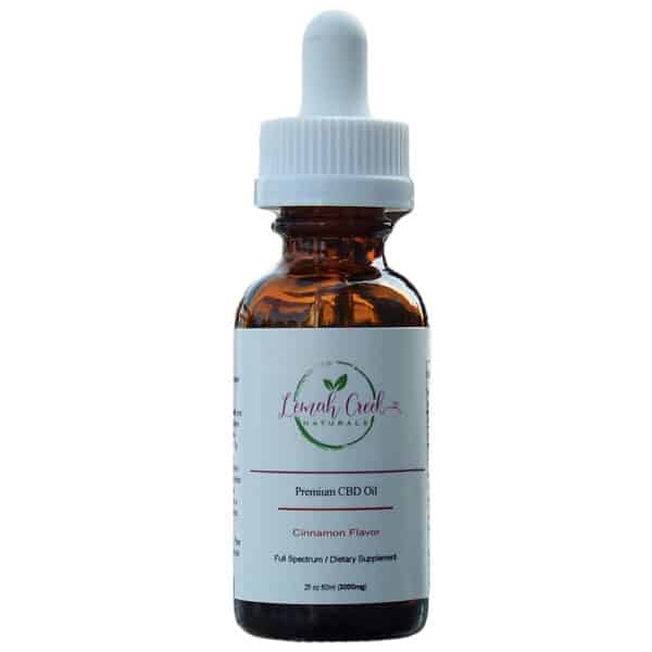 3000mg Cinnamon Flavor CBD Tincture – 2oz / 60ml