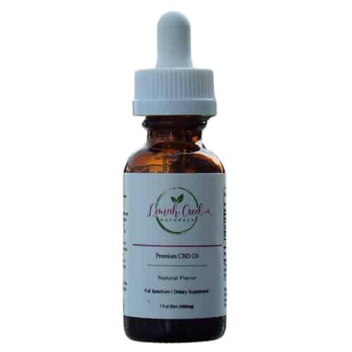 Lemah Creek Naturals 1000mg Natural flavor Premium Full Spectrum CBD Oil tincture.