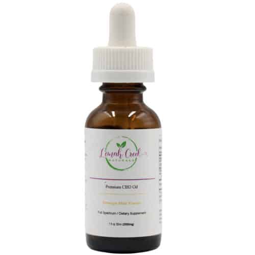 Lemah Creek Naturals 2000mg Orange Mist flavor Premium Full Spectrum CBD Oil tincture.