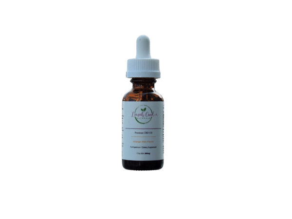 Lemah Creek Naturals 300mg Orange Mist flavor Premium Full Spectrum CBD Oil tincture.