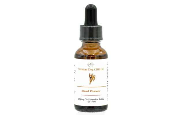 250mg Premium CBD for Pets Beef Flavor by Lemah Creek Naturals.