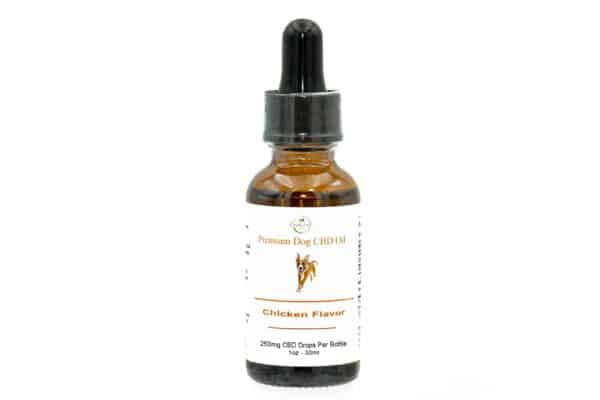 250mg Premium CBD for Pets Chicken Flavor by Lemah Creek Naturals.