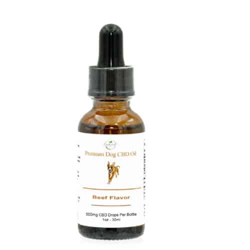 500mg Premium CBD Oil for Pets Beef Flavor by Lemah Creek Naturals.