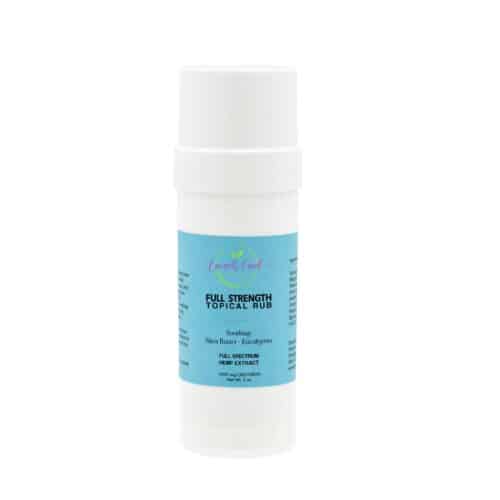 Full Strength Topical Rub with 1000mg of CBD by Lemah Creek Naturals